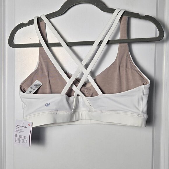 NWT Lululemon Energy Bra Wrap *Light Support B/C Cup - 12 White - Picture 4 of 7